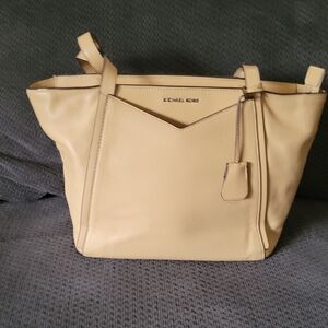 Michael Kors Beige Whitney Tote Bag Purse